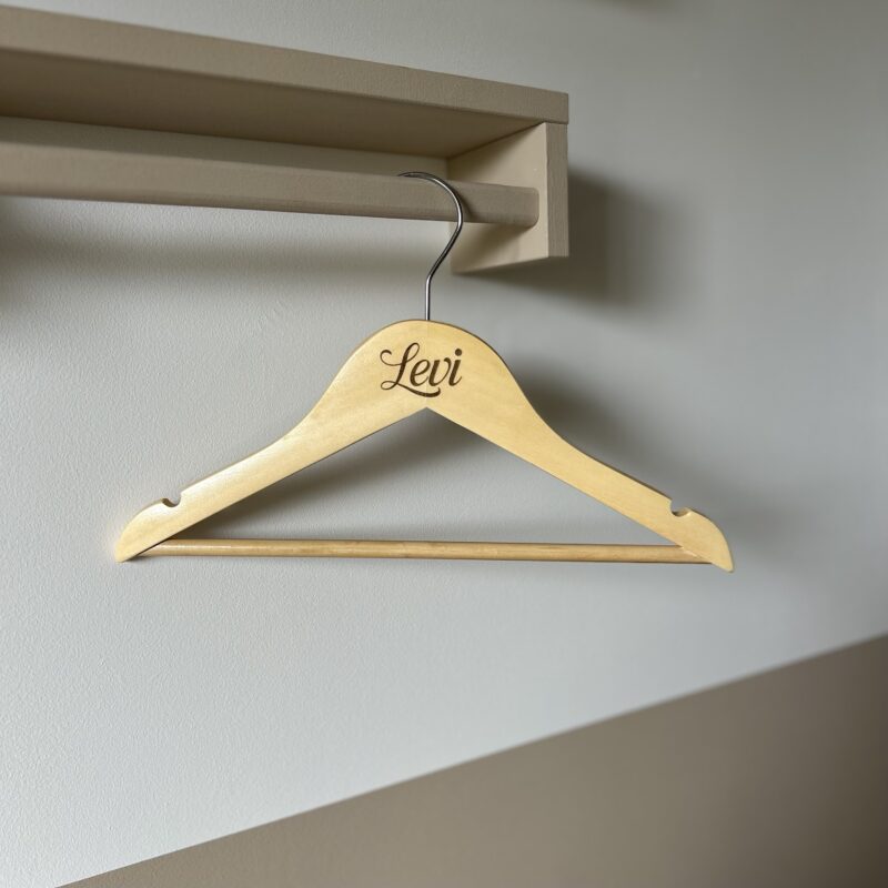 Houten kledinghanger | Kind - Afbeelding 3