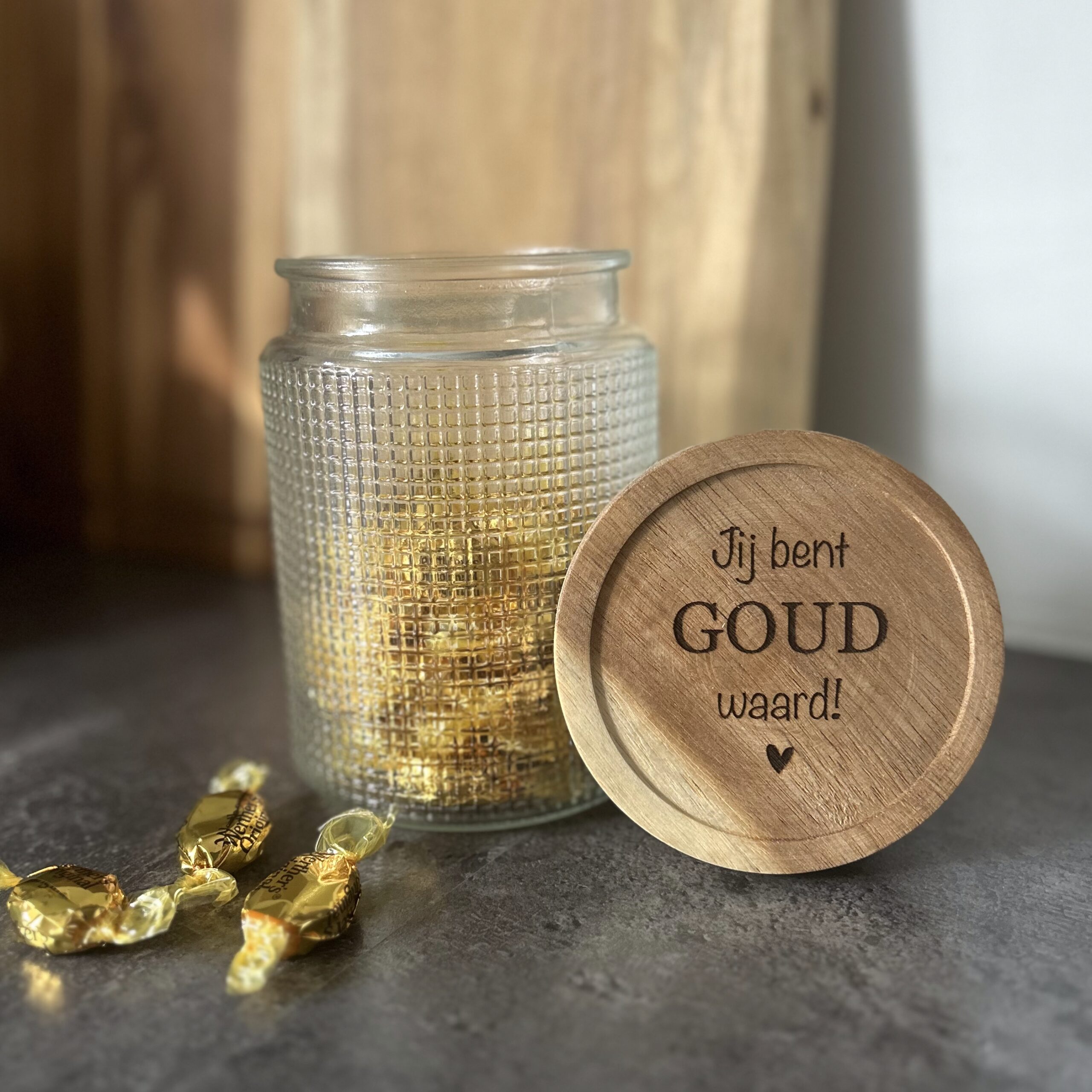 Snoeppot Jij bent goud waard!